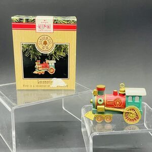 VTG 1991 Hallmark Keepsake Claus & Co. RR Locomotive Christmas Holiday Ornament